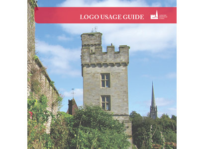 Brand Lismore Heritage Town Logo Usage Guide booklet branding college competition identity illustrator ireland lismore heritage town logo logo usage guide red runner up stationery w.i.t.