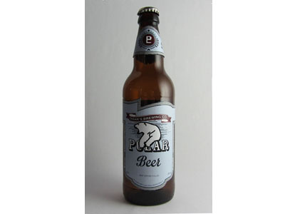 Individual Polar Beer Pint Bottle beer label blue bottle labels branding college project die cut illustration illustrator indesign irish packaging polar bear polar beer wit