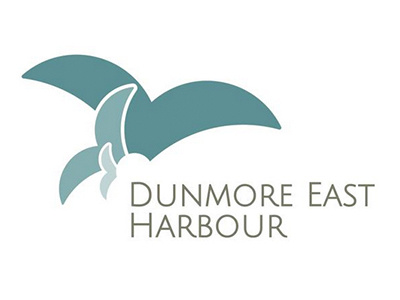 Logo Colour branding dunmore east harbour fisheries graphic design icon desing ireland logo design regeneration sustainability visual communications waterford wit