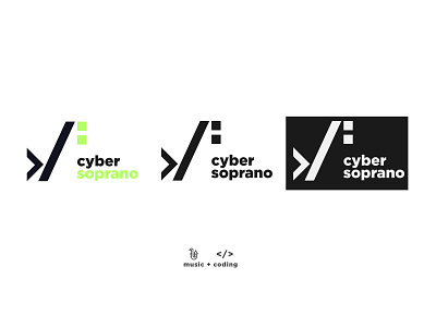 Cyber Soprano Logo branding logo design logos