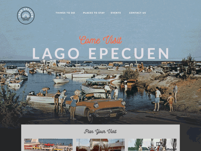 Lago Epecuen argentina ghost ghost town gif haunted lagoon map mocktober retro tourism vintage