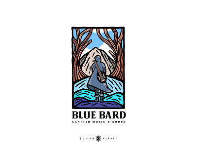 Blue Bard - Crafted Music & Sound audio bard branding composer dusan klepic fantasy gaming logo music sound