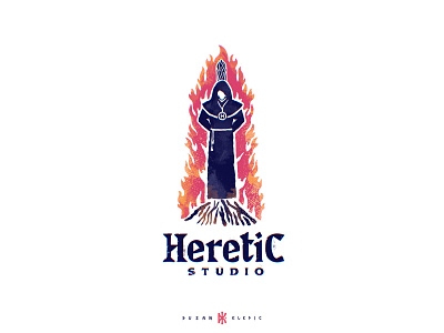 Heretic Studio branding development dusan klepic fantasy games gaming heretic priest studio