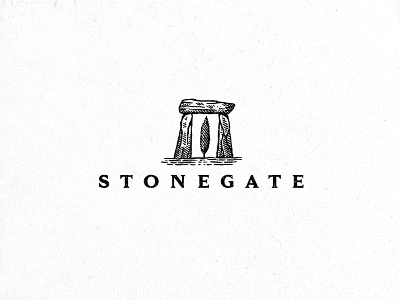 Stonegate builder dusan klepic gate home lines linework safe stone tree vintage