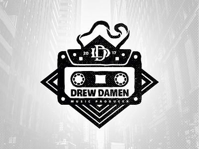 Drew Damen Hip Hop logo proposal