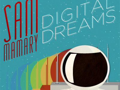 Digital Dreams (Rough) album cover mamary mixtape retro sam space