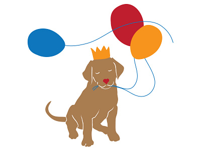 Happy Birthday Dog balloon birthday dog