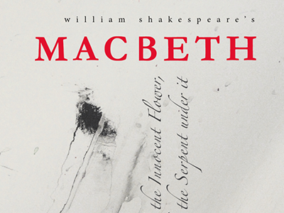 Macbeth Print indesign macbeth photography photoshop print print design type typography