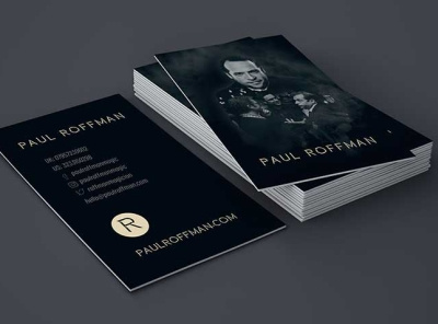 Paul Roffman Business Cards business card magic magician stationery