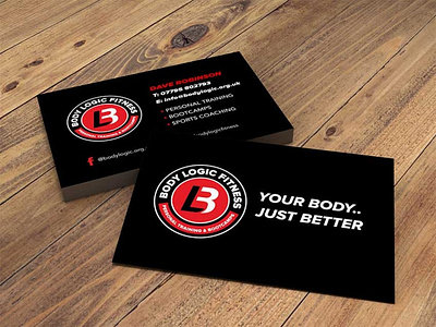 Bodylogic Business Cards branding business card logo stationery