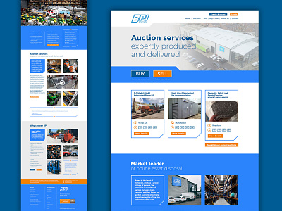 BPI Auctions website asset management auction auction services auction website auctions ebay sales ui website