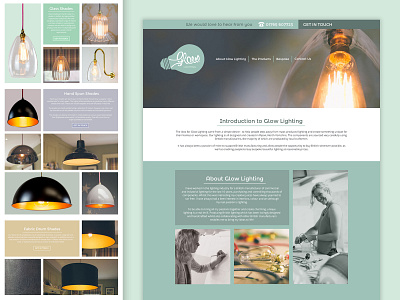 Glow Lighting website