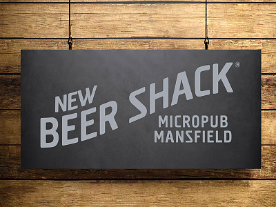 The New Beer Shack sign mockup bar logo bar sign beer beer logo beer sign micro pub micro pub micropub micropub logo pub logo pub sign signage