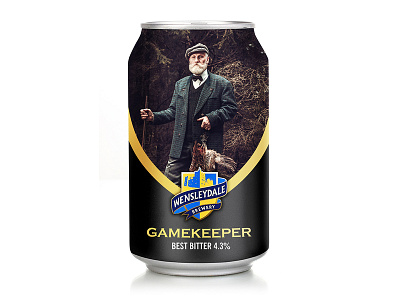 Gamekeeper beer rebranding branding graphic design packaging rebranding