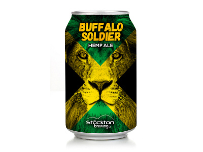 Buffalo Soldier, hemp ale rebranding branding graphic design packaging rebranding