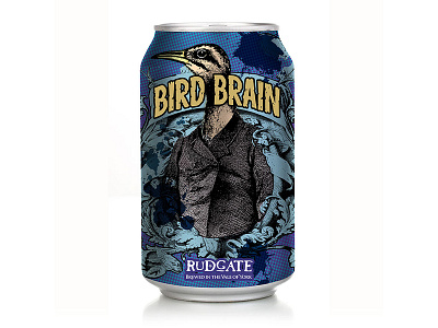 Bird Brain beer rebranding branding graphic design packaging rebranding