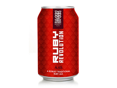 Ruby Revolution beer rebranding