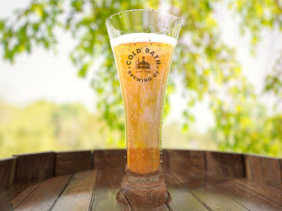 Beer glass Redshift and cinema 4d render.