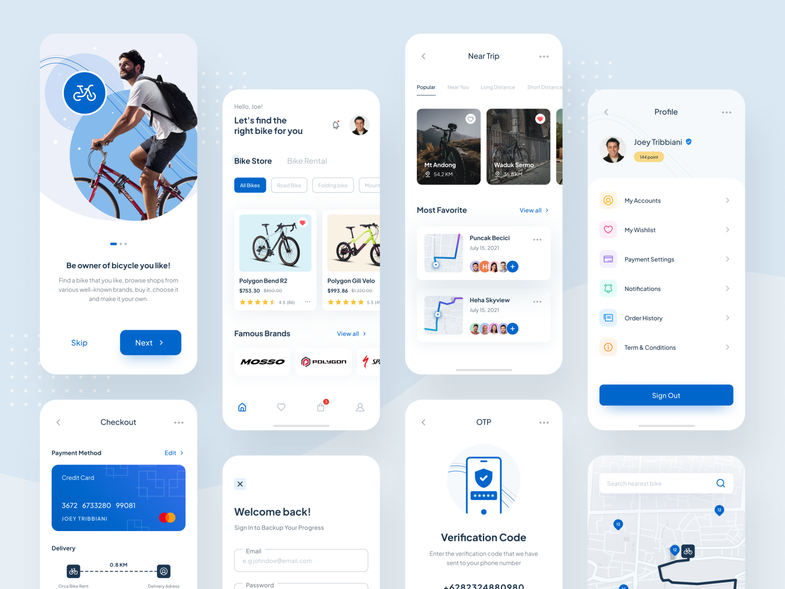 Bike Online Store and Rental Exploration by Sasongko Budhi R ✦ for Orca on Dribbble