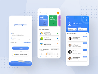 Dashboard and Membership App by Sasongko Budhi R on Dribbble