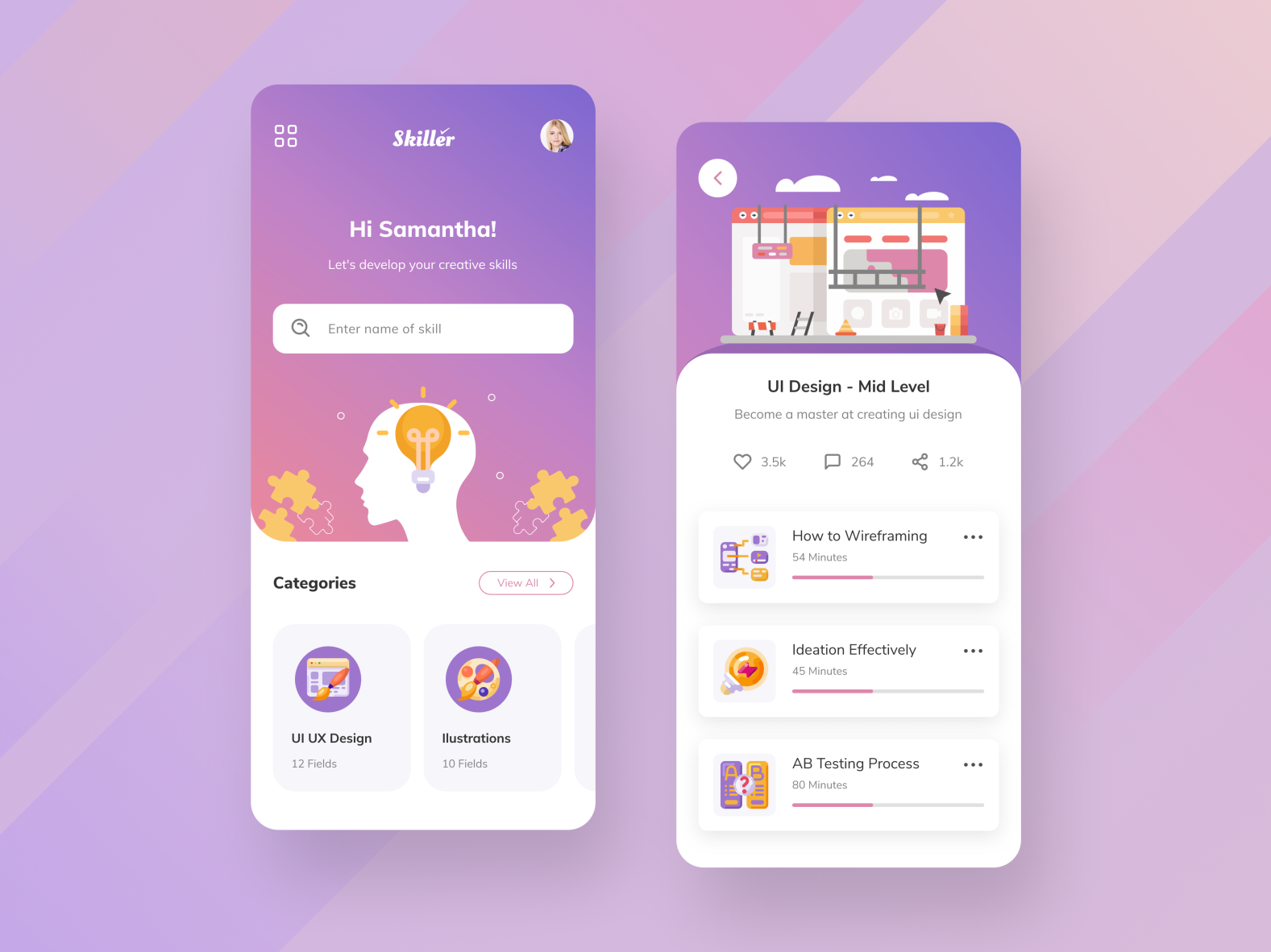 Creative Learning App by Sasongko Budhi R on Dribbble