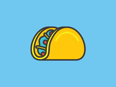 Taco Or Chalupa Illustration chalupa full house fuller house illustration infographic infographic design infographic elements infographics line illustration mexican food taco taco bell taco illustration taco tuesday tacos