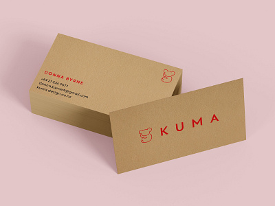 Recycled Eco Business Cards In Keaykolour brand design brand identity branding brown business card design business cards business cards design clean compostable eco eco friendly environment design environmentally friendly koala kraft minimal recycle recylable red logo simple
