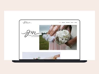 Elegant Website Design for Wedding Celebrant