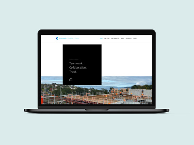 Modern Website Design for a Construction Business