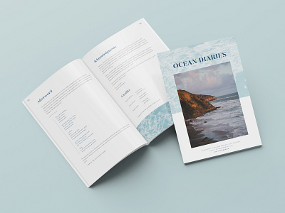 A4 Beach Booklet Design