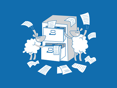 Sheep Spot Illustrations animal animal logo blue illustration illustration sheep sheep drawing sheep icon