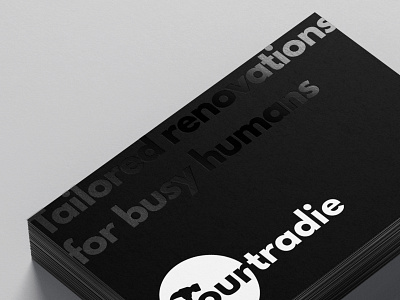 Spot Uv Business Card Design For A Renovation Company By White Rabbit On  Dribbble