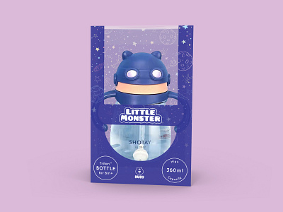 Baby Drink Bottle Packaging Design