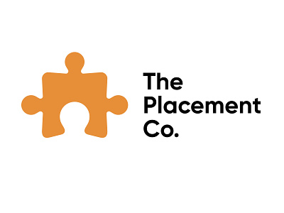 Negative Space Puzzle Logo Design For A Recruitment Company