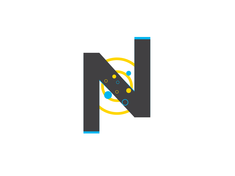 Letter N - Animation animation animography font graphics logo motion opentalk shapes talkdesk type typography
