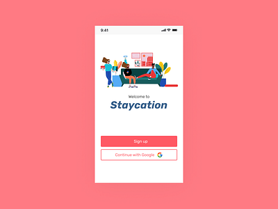 Daily UI 1 - Sign Up Screen app dailyui design figma illustration ui userexperience userinterface ux