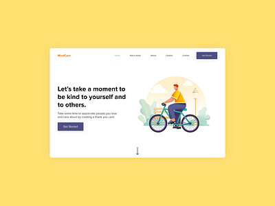 Daily UI #3 - Landing Page dailyui design figma illustration landingpage ui userexperience userinterface ux website