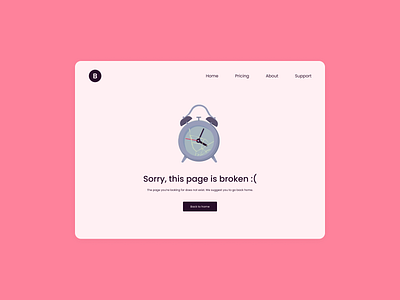 Daily UI #8 - 404 page 404 404 page dailyui figma illustration notfound ui userexperience userinterface ux