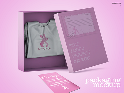 Packaging Mockup Amacha address card adobe photoshop brand packaging gradient greeting card indonesia mockup packaging design packaging mockup