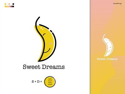 Sweet Dreams Logo adobe illustrator branding design fresh colors gradient indonesia indonesian designer logo simple design simple logo