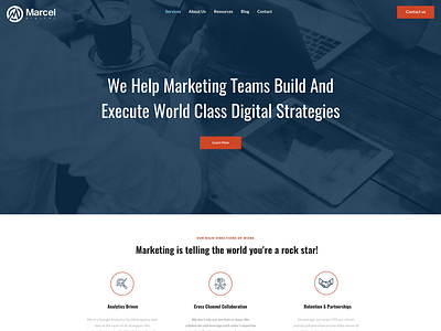 Marcel Digital bussines digital agency marketing site seo webdevelopment wordpress wordpress development