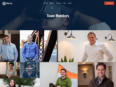 Marcel Digital - Team Members Page agency business creative design seo team template webdevelopment wordpress wordpress development