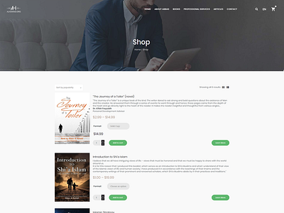 Alhumaid Shop blog book books shop business portfolio products page seo shop webdevelopment wordpress wordpress development