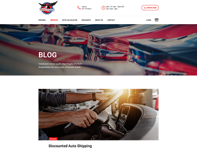 AmeriFreight Blog agency auto autotransport company blog page business car design seo services webdevelopment wordpress wordpress development