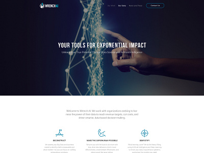 Wrench AI - Our Story Page agency bussines services webdevelopment wordpress wordpress development