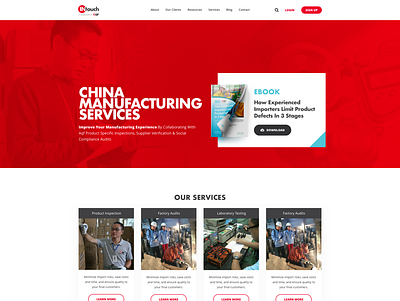 In Touch agency manufacturing services webdevelopment wordpress wordpress design wordpress development