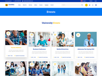 Karma Education - Events education events portfolio services webdevelopment wordpress wordpress design wordpress development