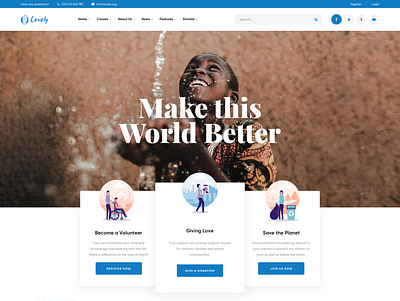 Lovely WordPress Theme design services volunteering webdevelopment wordpress wordpress design wordpress development wordpress theme