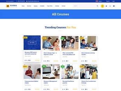 KARMA - Education Courses courses creative design education portfolio services trainings webdevelopment wordpress wordpress design wordpress development wordpress theme