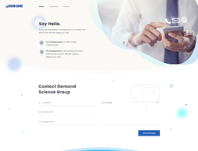 DSG agency business contact page design services webdevelopment wordpress wordpress design wordpress development